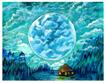 Moon Cabin by Multidimensional Art by  Daniel Pavon Cuellar Art Dapacu Masterpieces